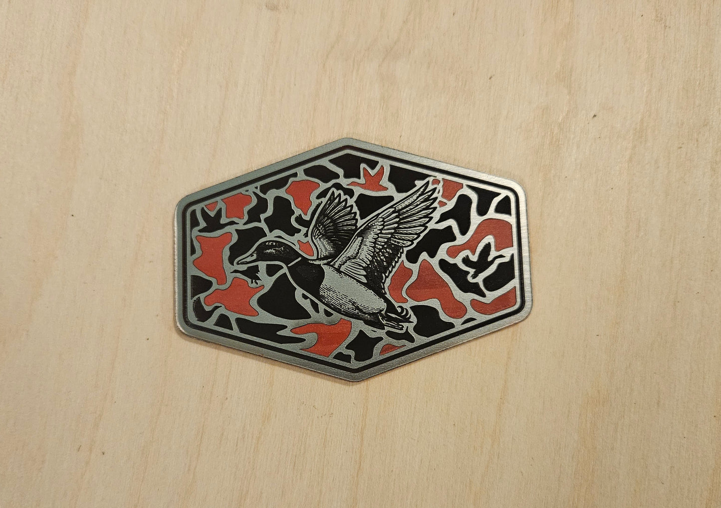 Camo Duck Hunting SVG - Laser Engraving File for Hat Patches