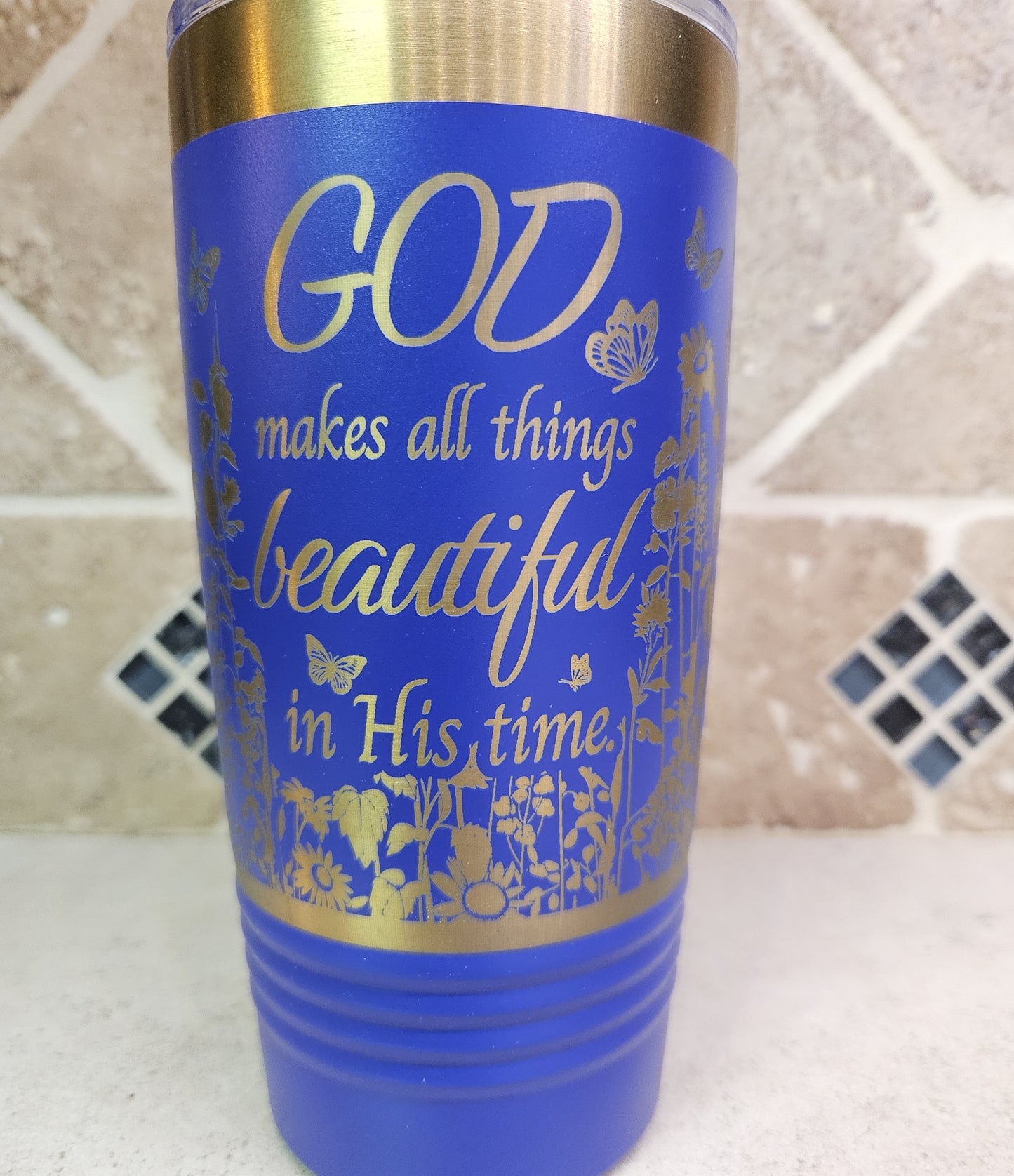 God Makes All Things Beautiful Tumbler
